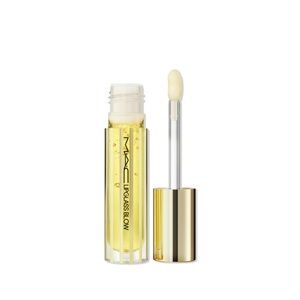 BNWT MAC Lipglass Blow Plumping Lip Oil in Ginger Zinger (clear)